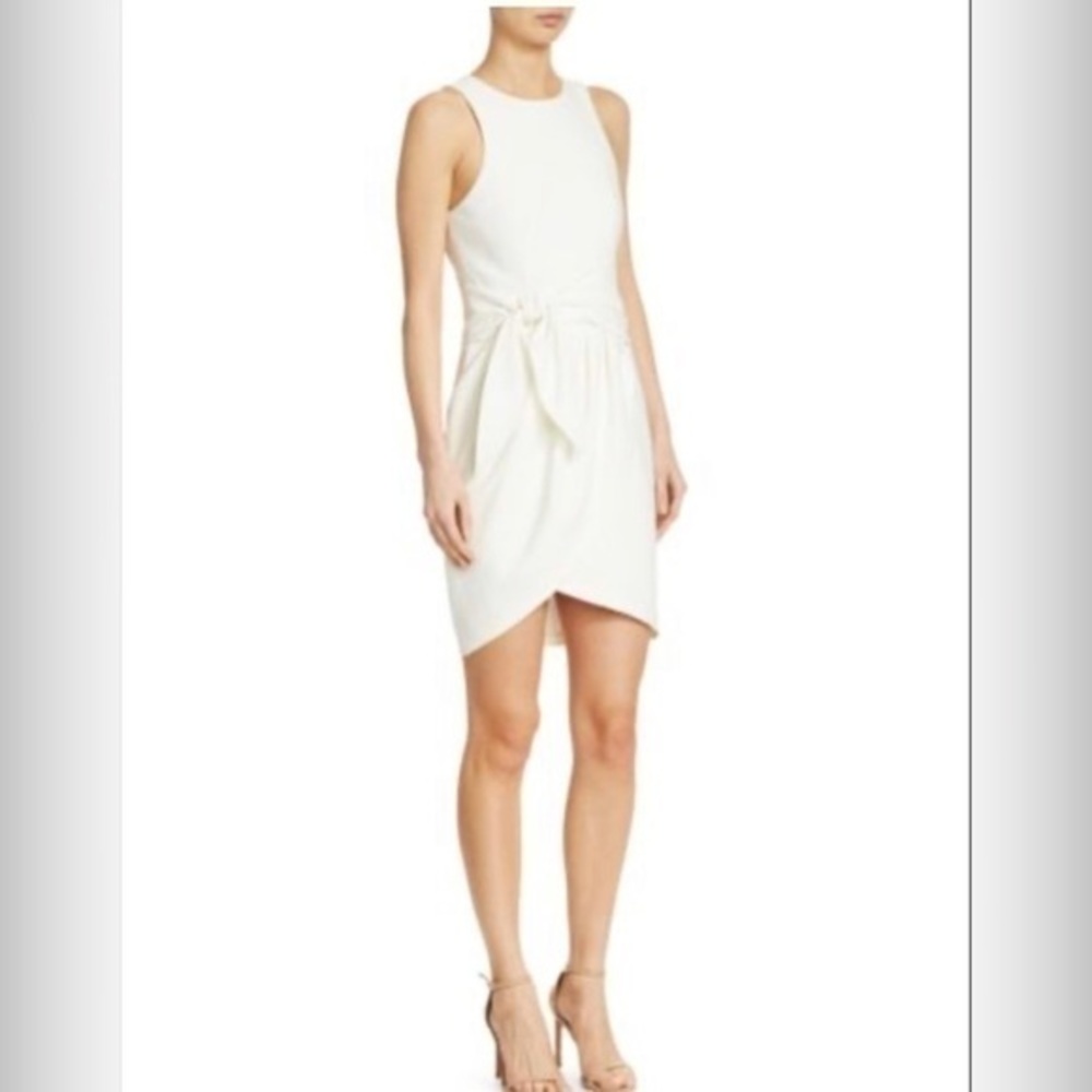 CINQ À SEPT
Cassaleigh Tie-Waist Sleeveless Dress